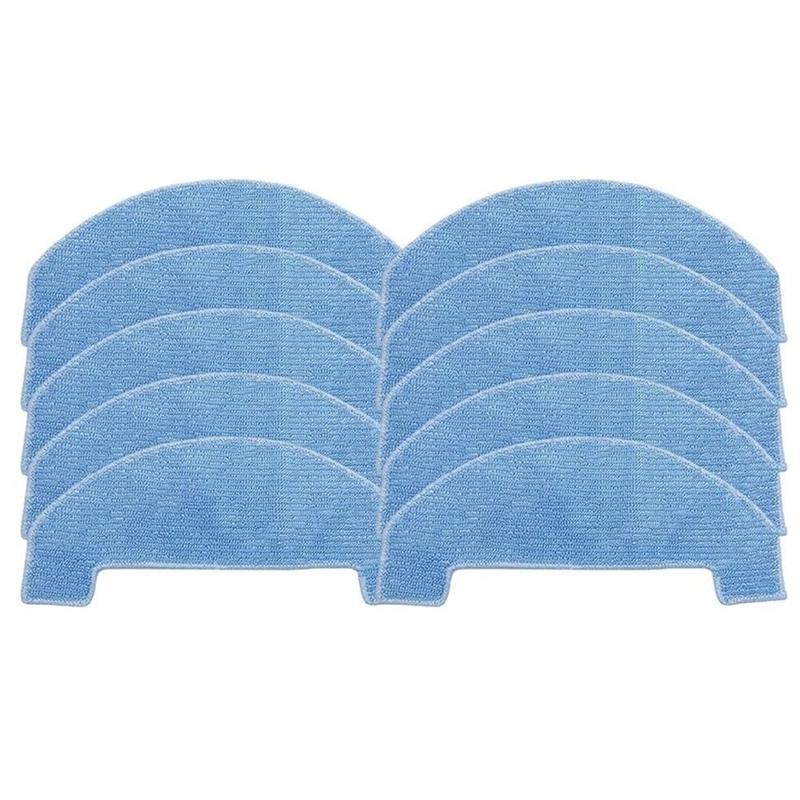 YCOC-Microfiber Mop Cloth(10PCS) For Ultenic T20 Pro For Honor For Choice S3 S3 Plus R3/R3 Plus Vacuum Cleaner Accessories