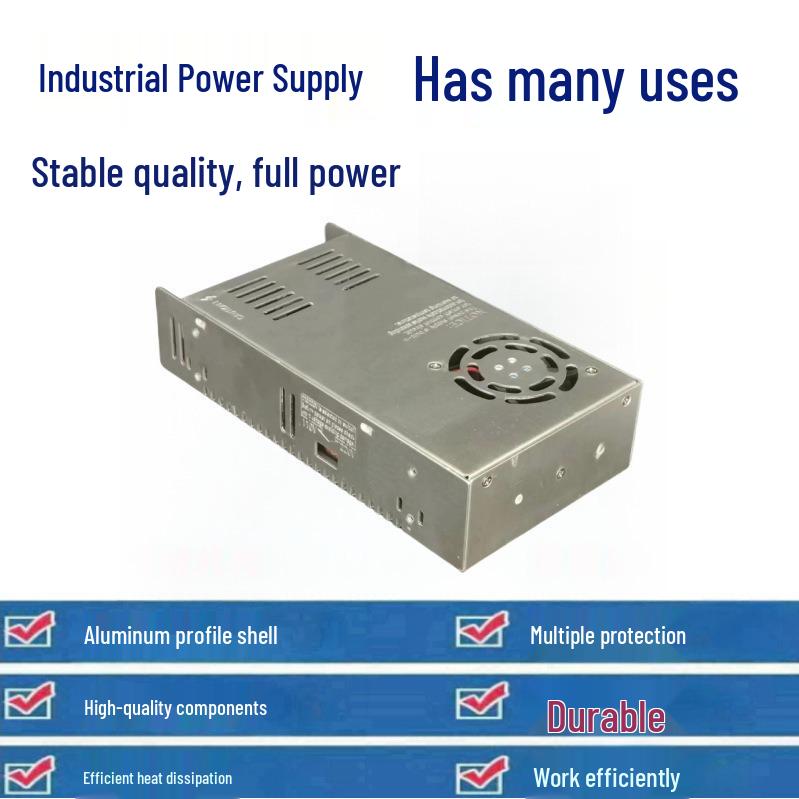 Cross 24V 500W Industrial Control Power Supply; 20.8A Monitoring Adapter and Motor Switching Supply