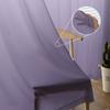 Lila Farbverlauf Tüll in transparenten Vorhängen für Wohnzimmer Schlafzimmer Küche Fensterdekoration Chiffon Vorhang Jalousien