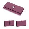 Long Genuine Leather Wallet Women's Folding Large Capacity Wallet New Soft Cowhide Women's Clutch Phone Holder Wallet