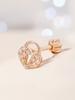 Minimal Piercing 14K 18K Heart Love Lock Piercing