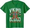 Viking Blood Skull Bandiera Norvegese Orgoglio Norvegia Maglietta