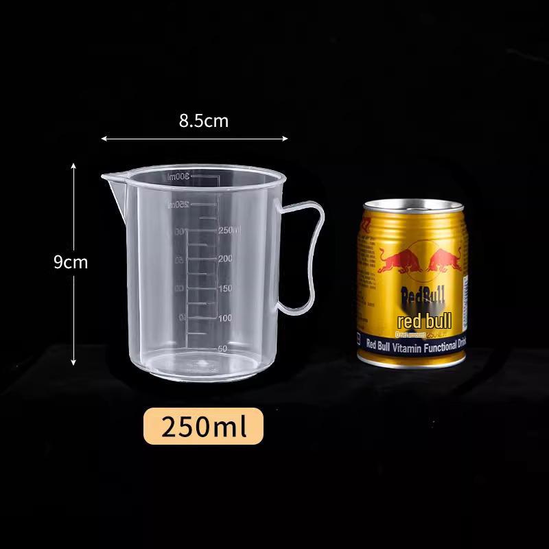 Plastová odměrka potravinářské kvality se stupnicí pro pečení a mléčný čaj - Velký objem