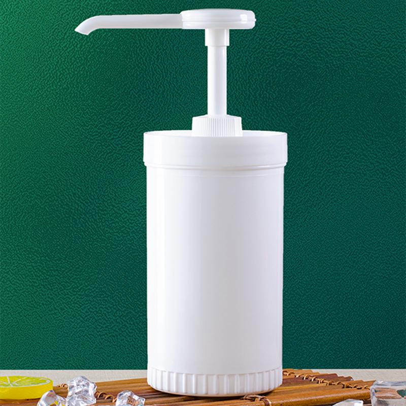 10/15/20/30Cc Liquid Dispenser Coffee Syrup Bee Drip Bottle With Hydraulic Pump And Nozzle Head Kitchen Honey Jar Container