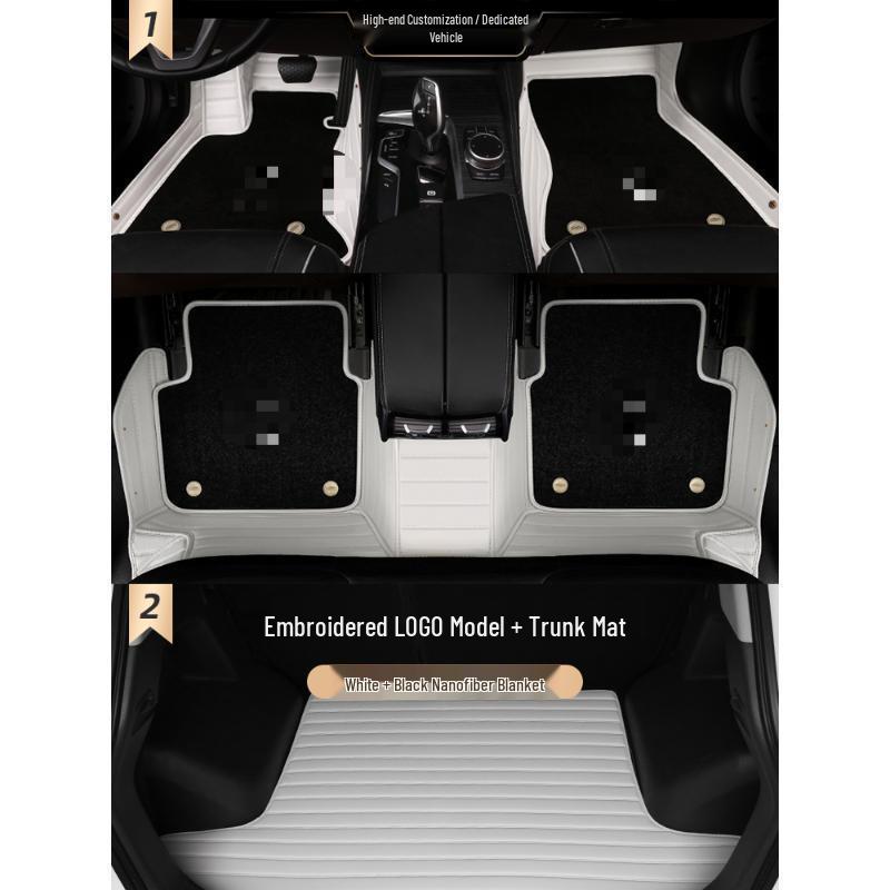 Compatible Floor Mats: Fully Enclosed Carpet Style for Hongqi HS5, H5, H9, HS7, H7, EQM5, EHS3, EHS9
