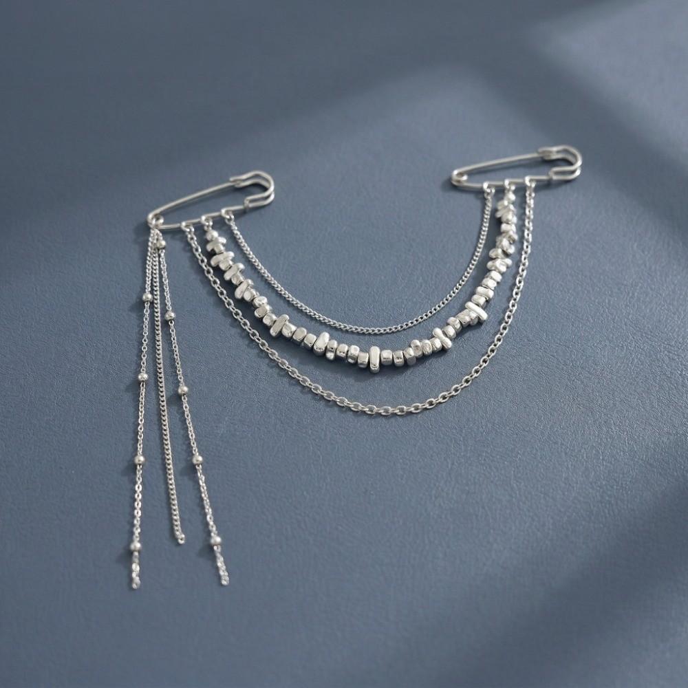 Clothes Accessories Multi-Layer Brooch Personality Hip Hop Brooch  Clothes Decoration