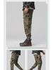 Men's Camouflage Cuffed Paratrooper Pants - Spring/Autumn Trendy Style, Perfect with Martin Boots
