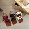 Premium French Wedge Heel Cool Slippers Fairy Shoes Wear 2025 New Summer Temperament High Heel Cool Slippers