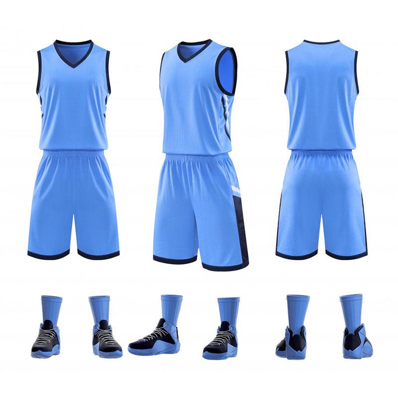 Unisex Basketball Uniform Set: Jerseys for Students, Team Vests, Youth Sports Training Kits with Custom Printing