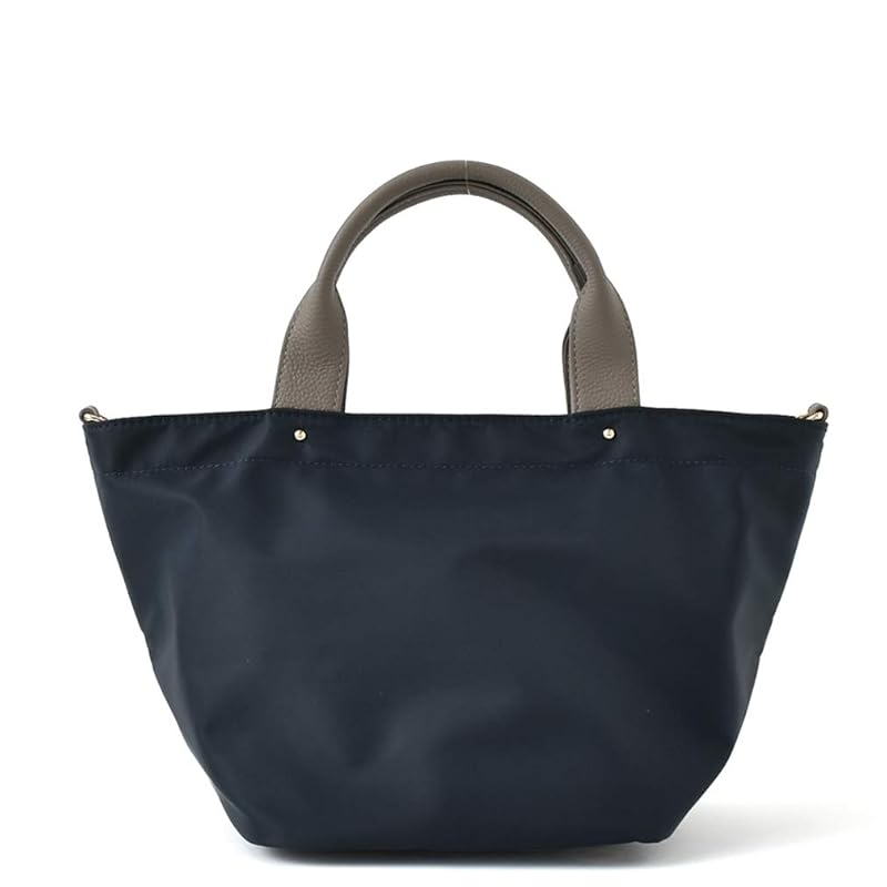 

[VITAFELICE] Vita Felice genuine leather handle 2way mini nylon tote bag ladies vinb-9r010z (Navy)