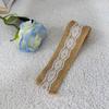 Rustic Style Burlap Rolls With Lace Natural Jute Jute Ribbon Vintage Style Sisal Lace Trim Burlap Ribbon Wedding Decoration