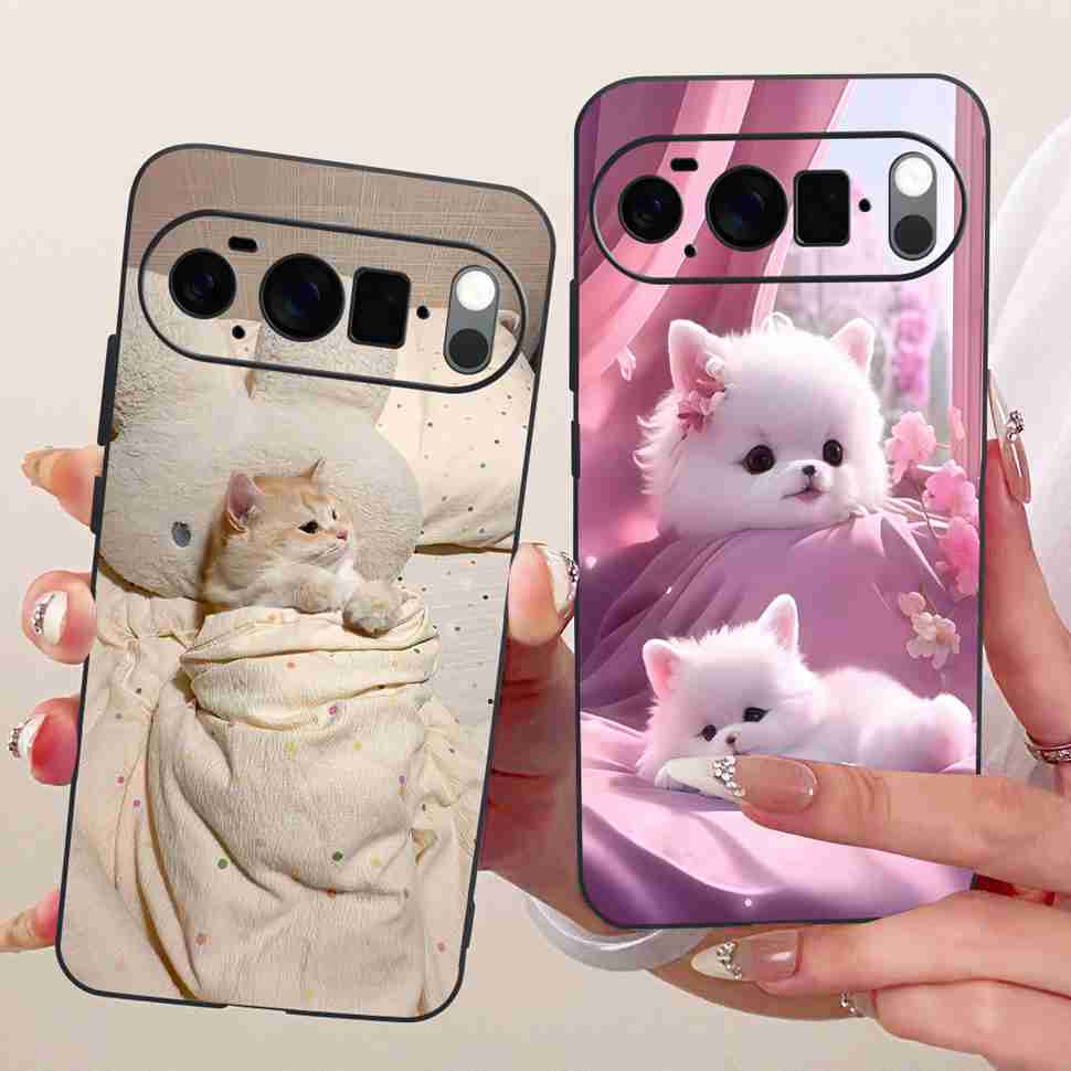 For Google Pixel 10 Pro 5G Case Fashion Painting Silicone TPU Black Soft Cover For Google Pixel 10Pro GEHN3 Phone Cases Bumper
