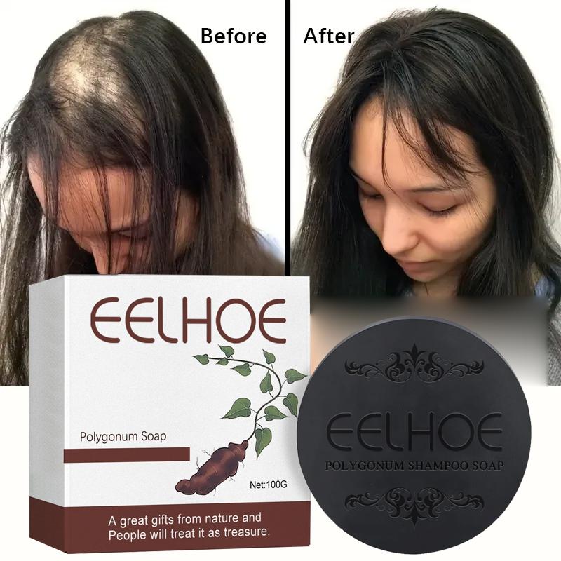 Polygonum Multiflorum Thunb Superseife Shampoo Kaltverfahrenseife Shampoo-Bar Reines Pflanzenshampoo Haarkur