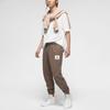 Jordan Elastic Waist Fleece-Lined Knit Joggers With Embroidered Logo Men Bottoms Light-Brown DQ7469-274