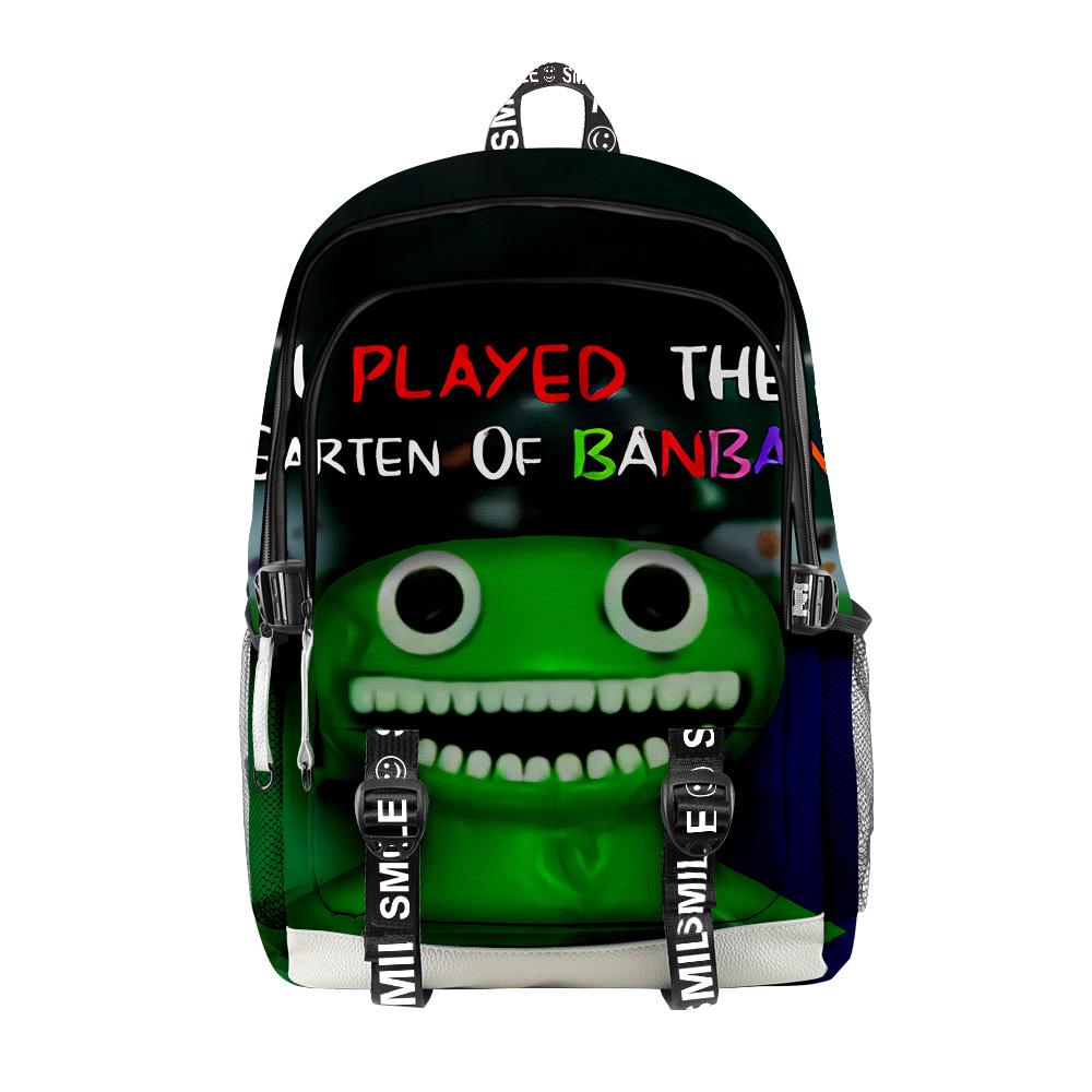 Cartoon Youthful School Bags Unisex Garten Of Banban Travel Bags 3D Print Oxford Waterproof Notebook Multifunction Backpacks