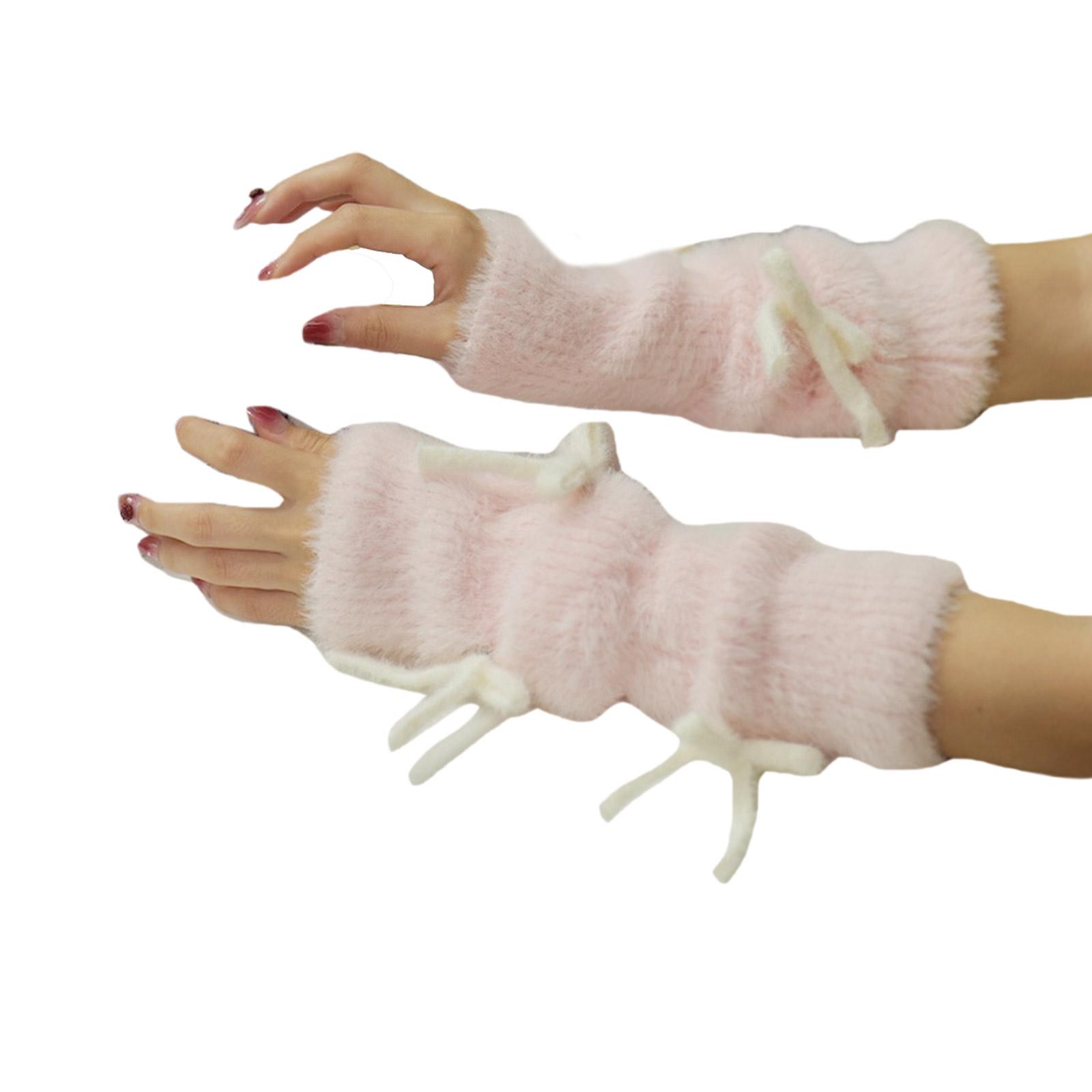 

Панк Перчатки без пальцев Пушистые перчатки на запястье Свадебные гетры на запястье Перчатки для Хэллоуина Маскарадов Выпускных вечеров Перчатки розовый