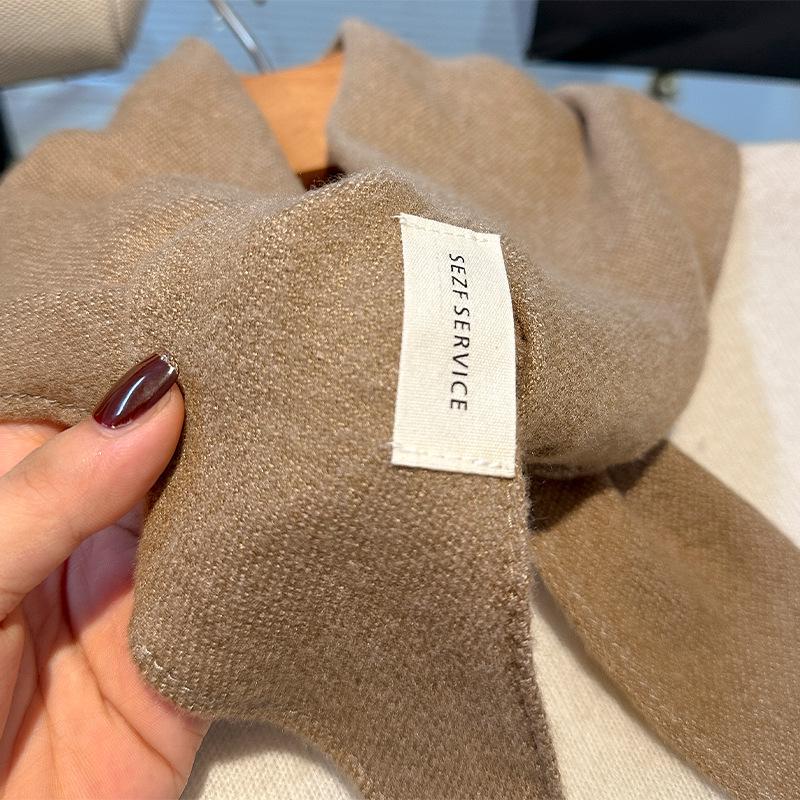 Hochwertiger Imitations-Kaschmir-Dreiecksschal: Warmer, vielseitiger und stilvoller Schal für Damen