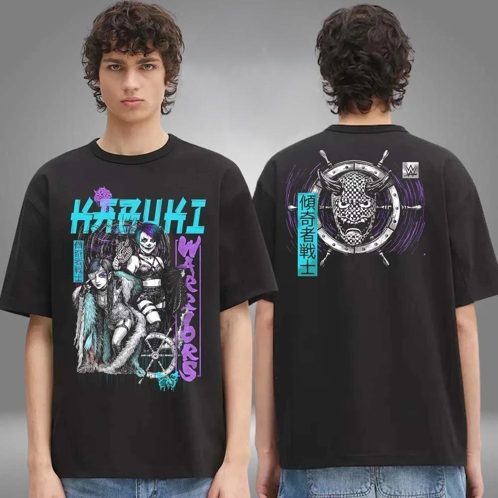 WWE Merch Store The Kabuki Warriors Superstar Two Sided Unisex Unisex T-Shirt XXL