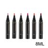 6 Pezzi Penna Gel per Unghie 3 in 1 Multicolore 5ml Asciugatura Rapida Senza UV Design per Unghie Fai-da-Te Colori Durevoli Set di Pennelli per Pittura Manicure