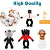 Skipbiddy Toilet Plush Toy Style Toilet Plush Toy Toilet Speaker Man Boss Plush Toy Toilet Game Cartoon Plush Toy for Boys and Girls Fans Plush Toy