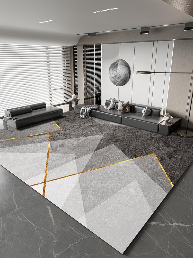 Light Luxury Study Rug Large Area Nordic Style Carpets for Living Room Minimalist Bedroom Decor Bedside Carpet Home Washable Mat