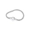 Simple Square Buckle Plain Soft Chain Bracelet 925 Sterling Silver Basic Snake Bone Bangle DIY Jewelry Making Accessories