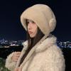 New Cute Plush Hat Women's Winter Plush Thickened Warm Lei Feng Hat Windproof Ear Protector Head Hat