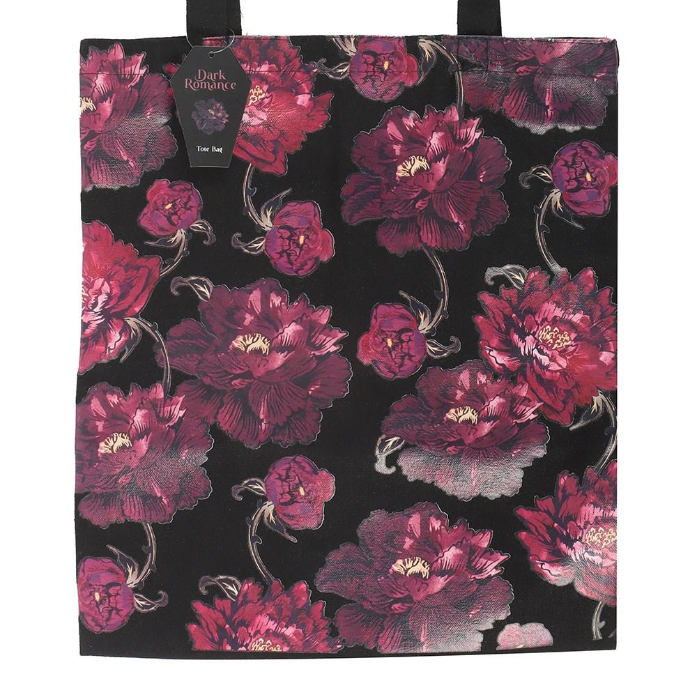 Something Different Dark Romance Floral Tote Bag