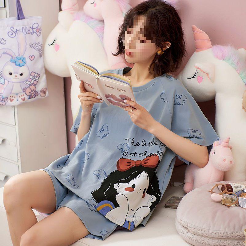 

G5Z Women s Pure Cotton Cardigan Pajama Set - Simple, Solid Color, High-End Style for Spring, Autumn, and Winter L