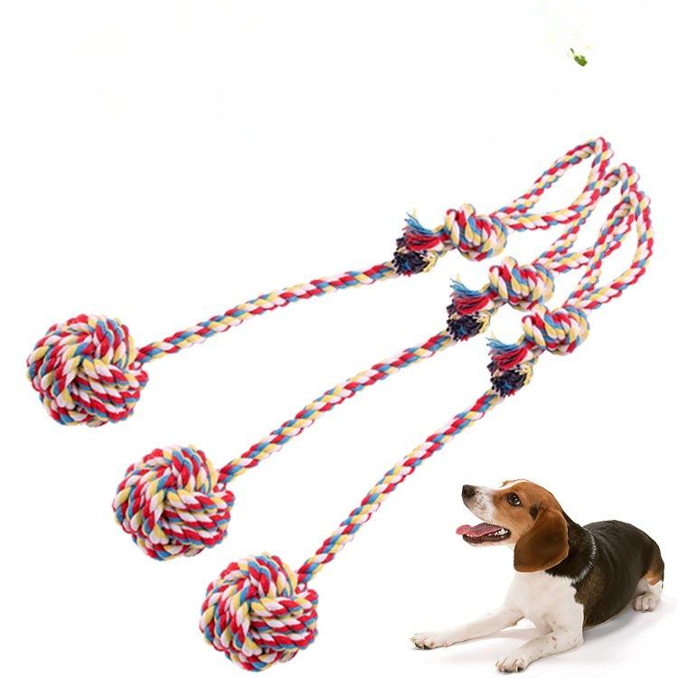 

Suitable for Large and Medium-sized Aggressive Dog Rope Toysalmost Indestructibledog Ropechew Toyspure Cotton Ropetoyssoft and Sturdycleaningmaterials