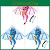 Flying Dragon Kite With Grid Cloth Material For Outdoor Recreation And Gift