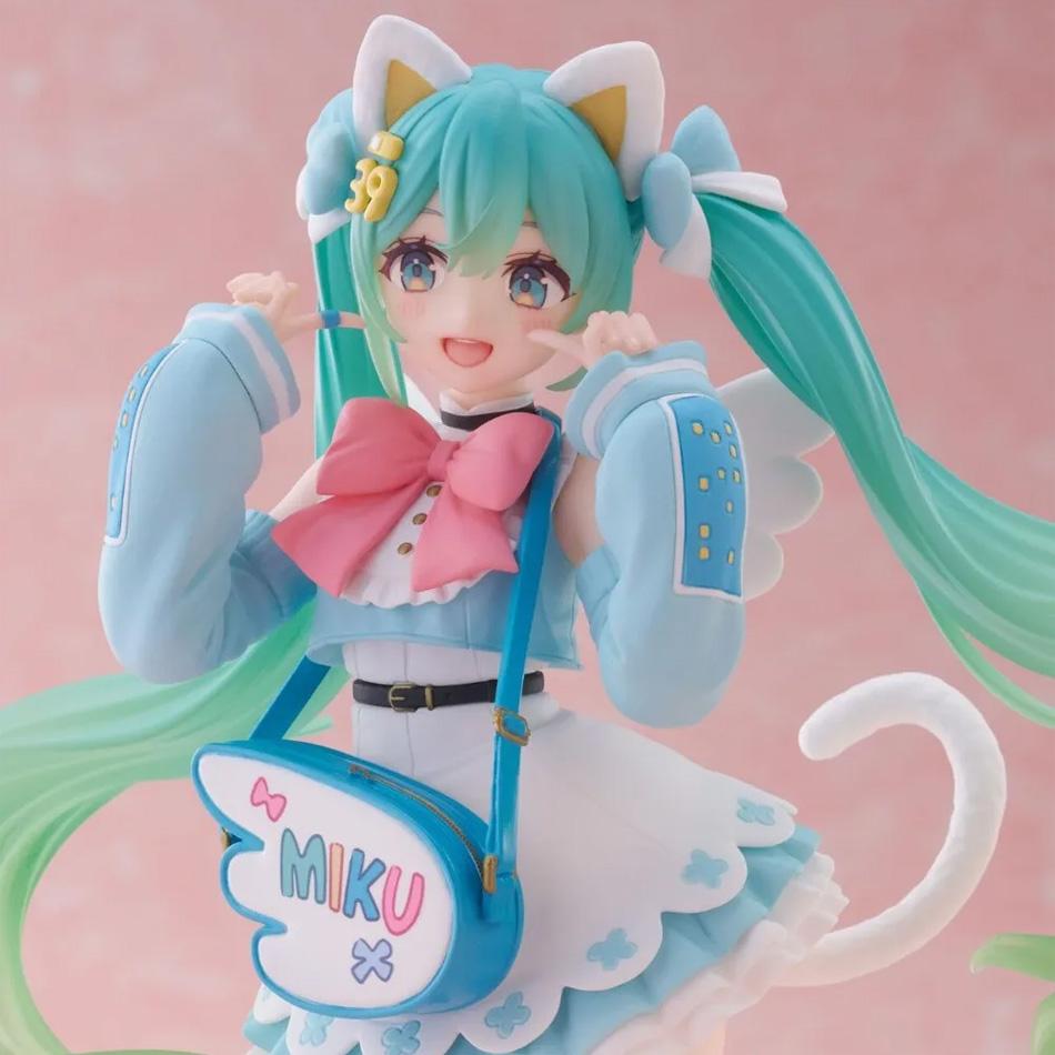 Genuine Original In Stock Taito Fancy Ver Hatsune Miku Fashion Figure Anime Figure Model Collector Figurine Toys for Children