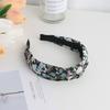 New Print Headband French Vintage Hair Band Girls Go Out Headband Hair Card Women Hair Accessories