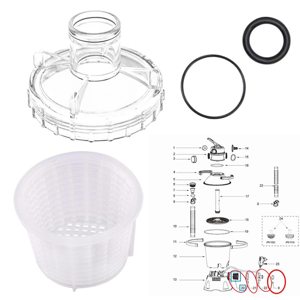 Pool Pump Replacement Parts For 58397 58515 58516 58634 Sand Filters With Cover Basket O-Rings P6665 P6663 P6664