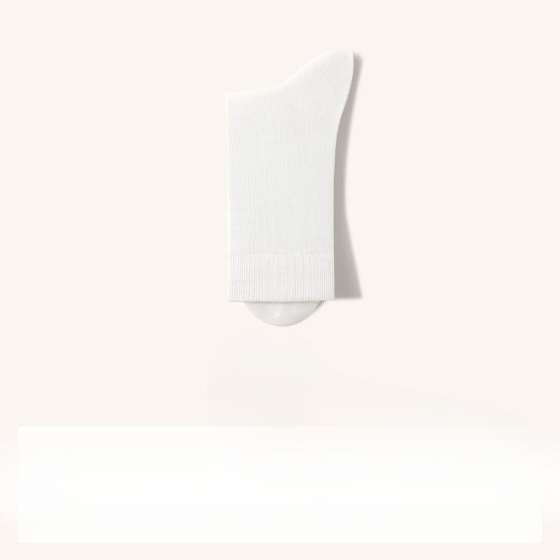 Men's Spring and Autumn Thin Antibacterial and Deodorant Cotton Tube Socks