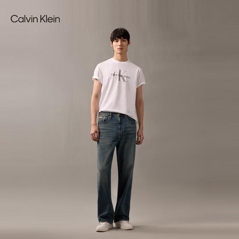 Calvin Klein Jeans Unisex CK Logo Cotton Short Sleeve T-Shirt