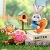 Zootopie Judy Nick Porte-clés Peluche Peluche Douce Carotte Griffe Animal Peluche Porte-clés Renard Lapin Dessin Animé Pendentif Sac Cadeau Fan Enfant