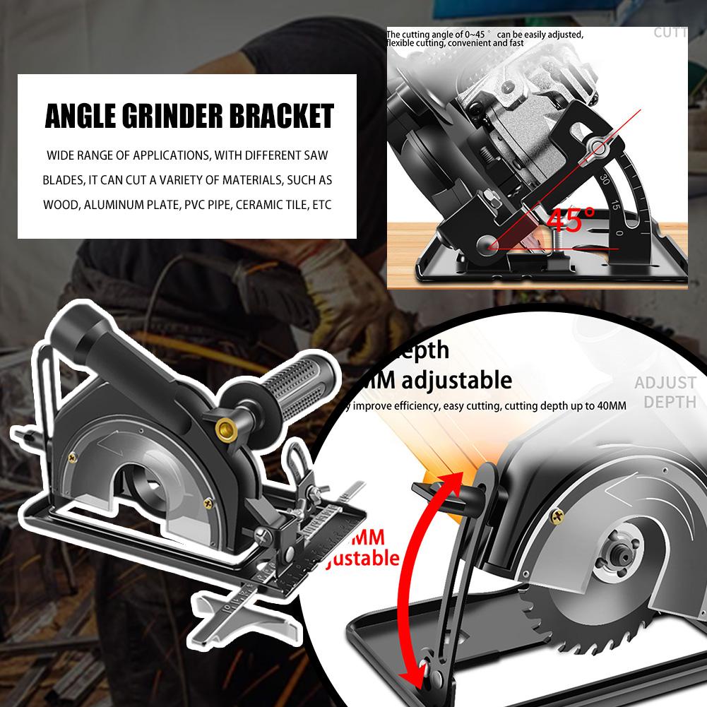 Angle Grinder Universal Bracket DIY Stand Grinder Holder Support Angle Grinder Cutting Machine Base Woodworking Table Protective