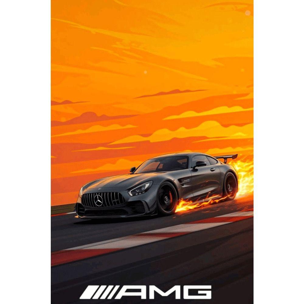 Metal Wall Art Auto Vehicle Painting Steel Canvas Decor