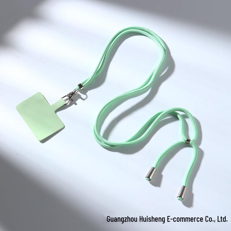 Mobile Phone Lanyard Neck/Crossbody/Wrist Strap with Clip and ID Holder - Anti-Lost Woven Design