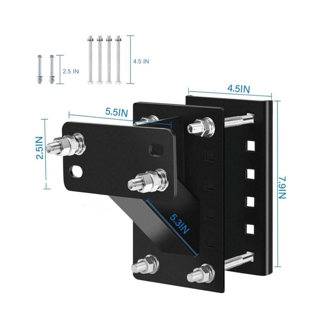 Spare Tire Bracket with Lock Heavy Duty for Trailers, Trailer Owners