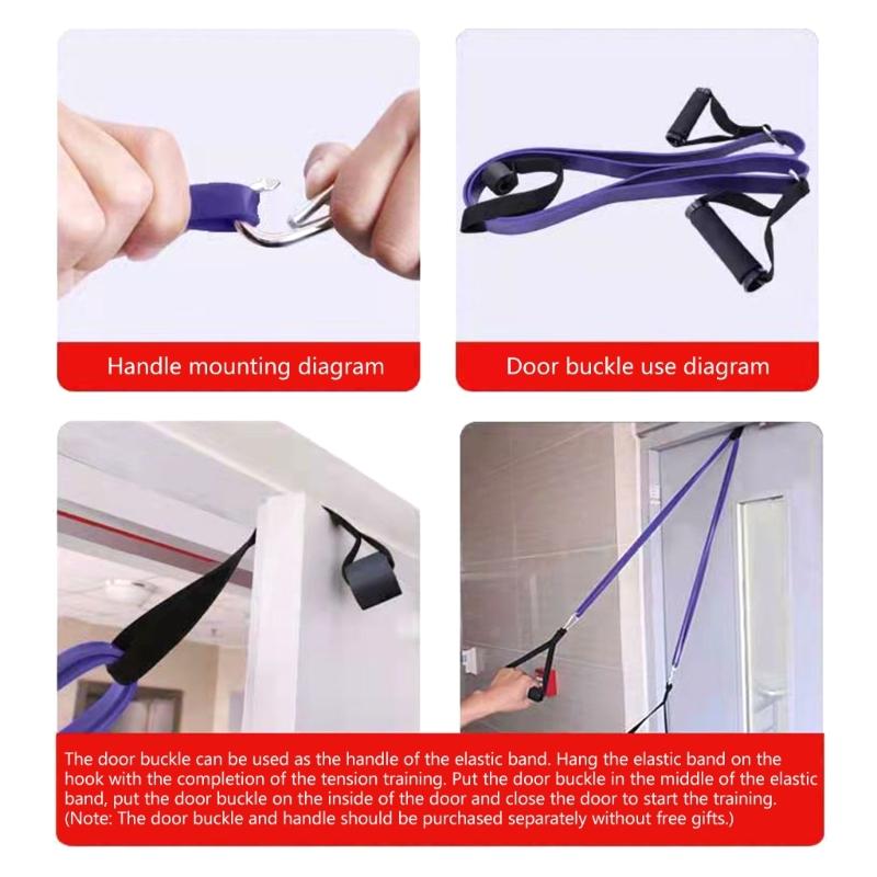 Fitness Widerstandsband Übung Zugband Gürtel Bodybuilding Elastikband für Anfänger und Profisportler