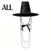 Lightweight Stage Headwear Korean Traditional Hat, Anime Cosplay Accessory, Performance Flat Durable Top Hat with Beaded Chain for Cosplay,