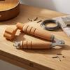 Guitar String Changing Tool Wood Handle Winder Cutter Grooved Grip Bridge Pin Puller