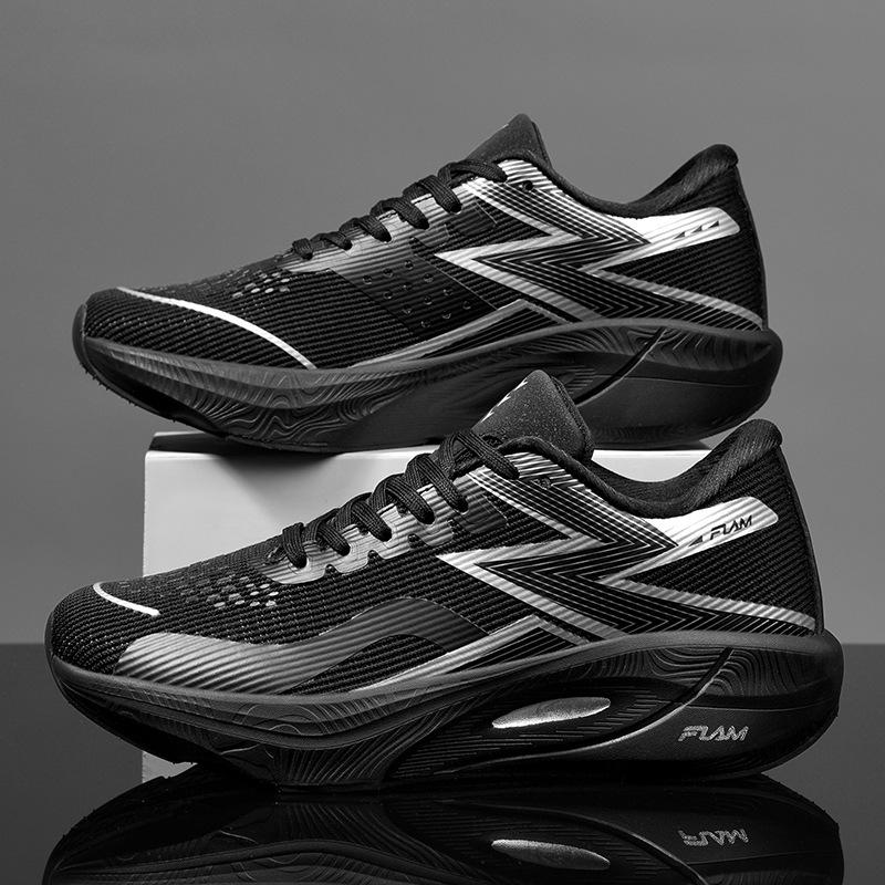 

Mesh men s shoes fly burning carbon plate marathon running shoes light breathable height increase couple sports leisure tide shoes 34