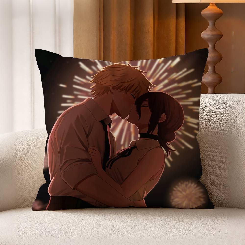 CChainsaw Man The Movie rReze Arc Pillow Case for Sofa Living Room Home office Decor Protective Cover