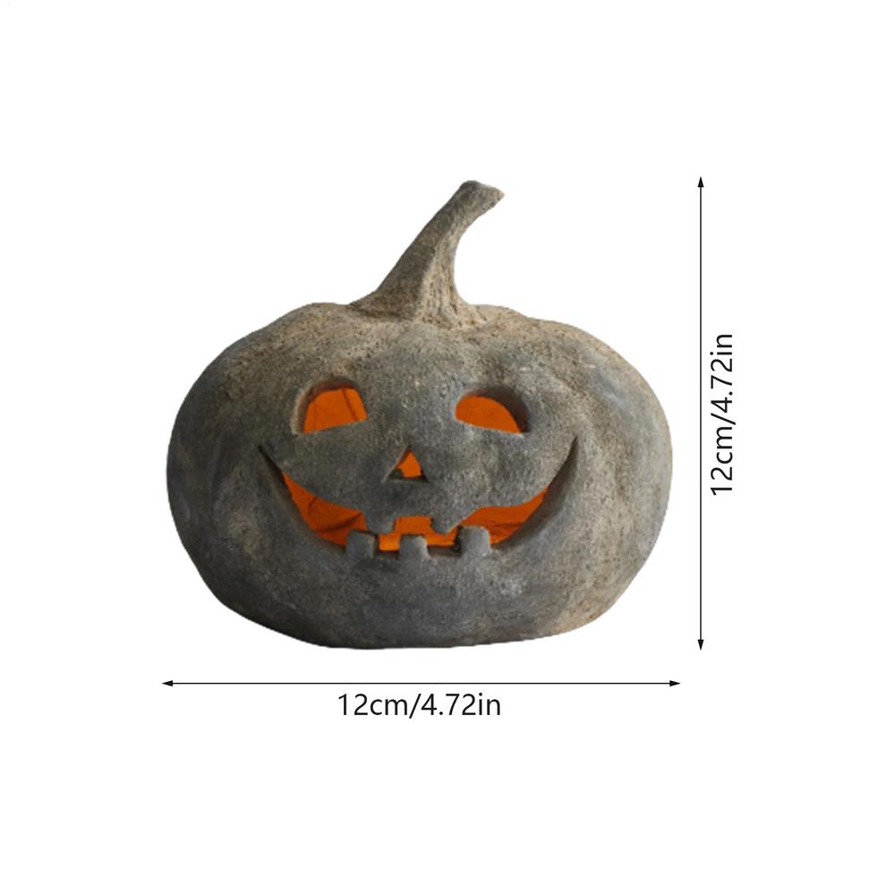 Halloween LED Pumpkin Lantern LED Lamps Light Up Pumpkin Decorations Cute Halloween Fall Farmhouse Table Holiday Decor