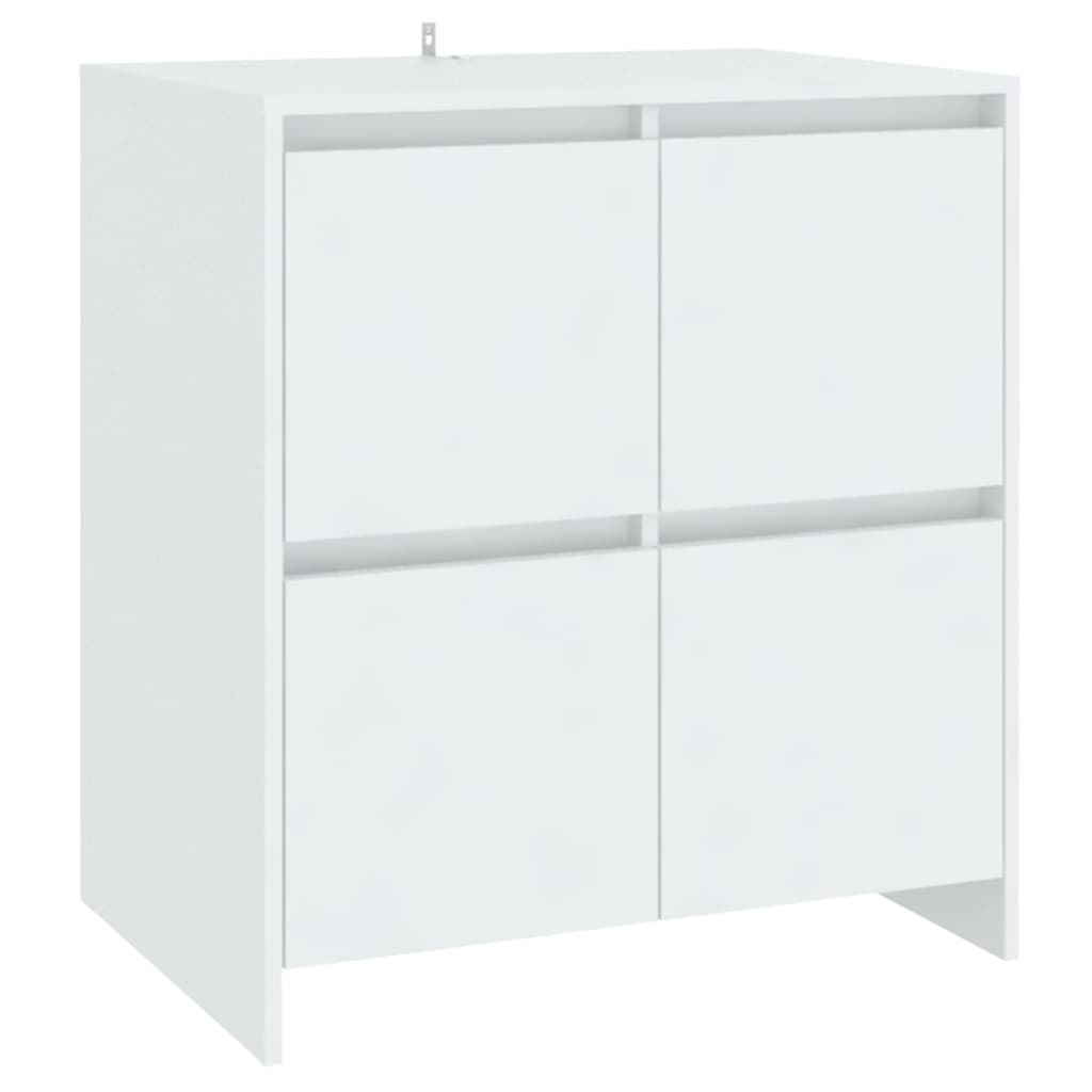Sideboards 2 Pcs White 70 X 41 X 75 Cm Particleboard