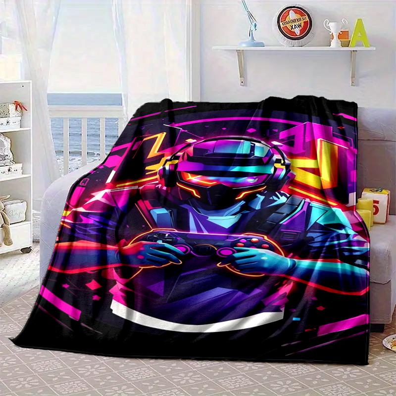 Cyberpunk Gaming Hero Blanket Flannel Blanket Throw Blanket Sofa Cover Blanket Soft Premium Blanket Picnic Blanket Tv Blanket Gifts