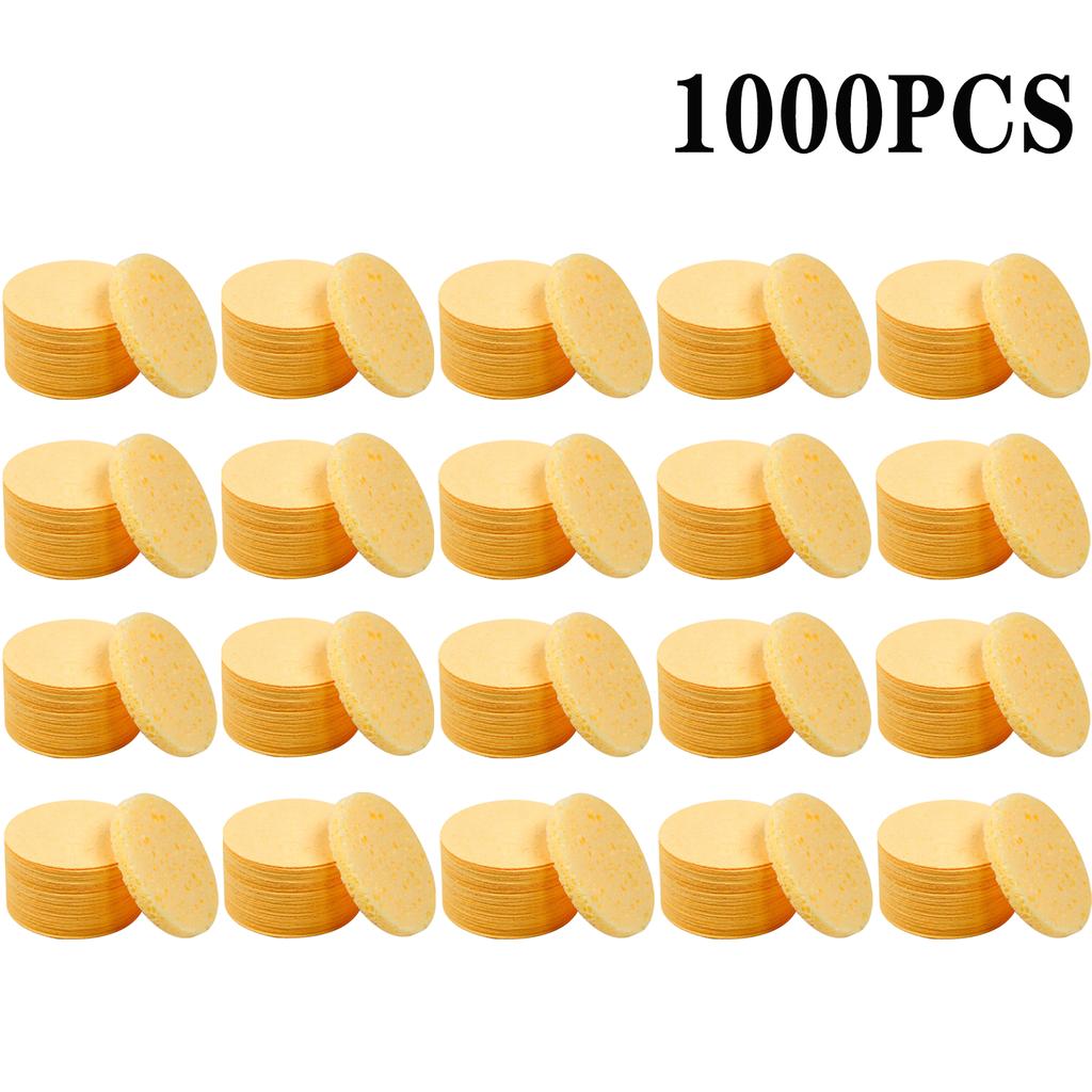 50-1000 stk Komprimerte ansiktsvaskepuffer Naturlig trepulpsvamp Ansiktsvaskepuff Skummende ansiktspuff Kosmetisk puff Ansiktsrensesvamp